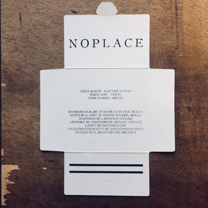 Baker / Goff / Harris - Noplace | Gizeh Records | Packaging by SmilingPaperGhosts